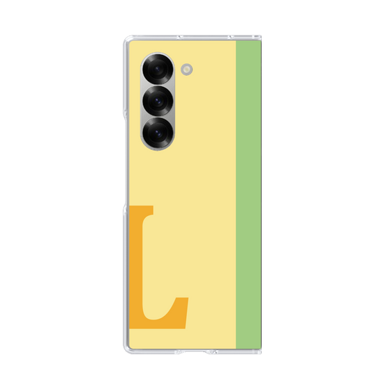 Clear Case［ オリジナル - initial color line - L yellow ］