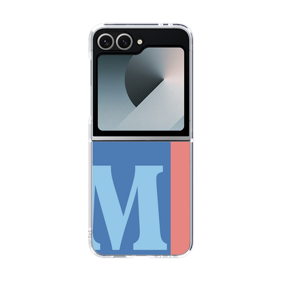 Clear Case［ オリジナル - initial color line - M blue ］