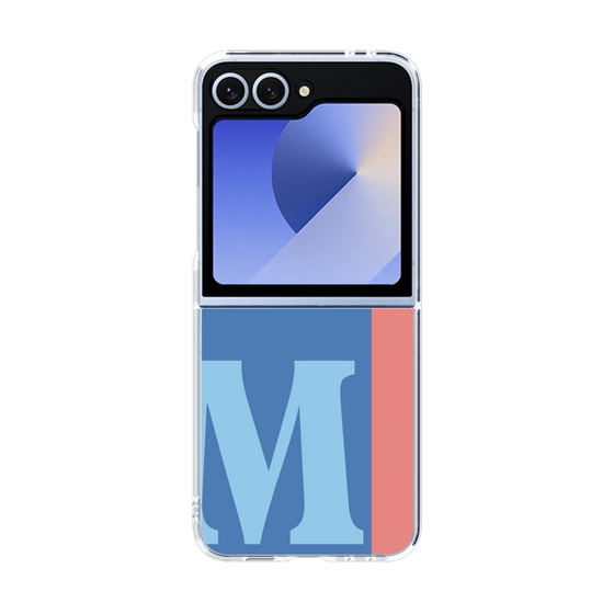 Clear Case［ オリジナル - initial color line - M blue ］
