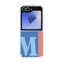 Clear Case［ オリジナル - initial color line - M blue ］