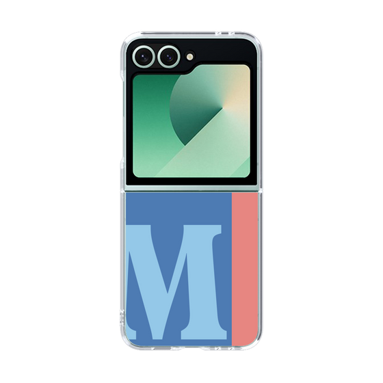 Clear Case［ オリジナル - initial color line - M blue ］