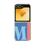 Clear Case［ オリジナル - initial color line - M blue ］