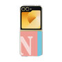 Clear Case［ オリジナル - initial color line - N pink ］