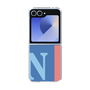 Clear Case［ オリジナル - initial color line - N blue ］