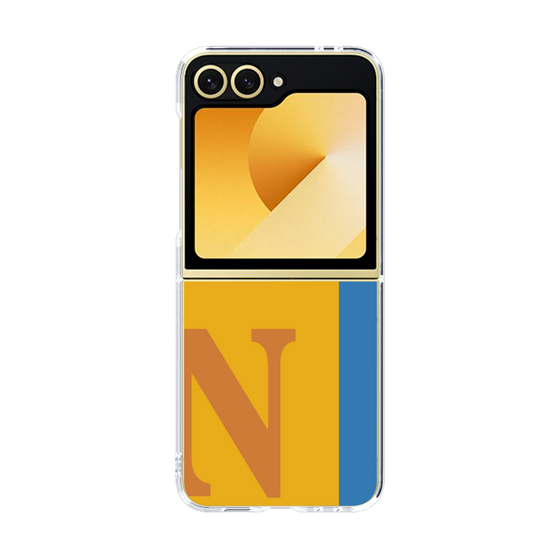 Clear Case［ オリジナル - initial color line - N orange ］