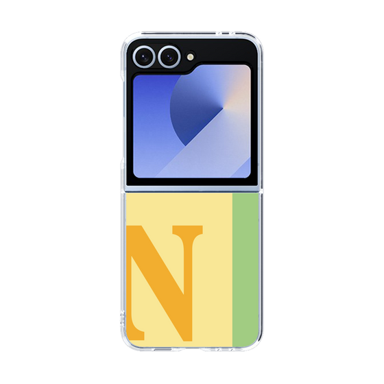 Clear Case［ オリジナル - initial color line - N yellow ］