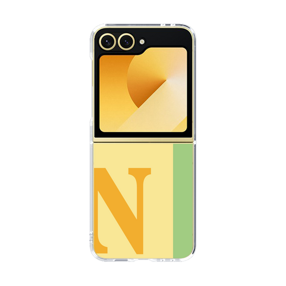Clear Case［ オリジナル - initial color line - N yellow ］