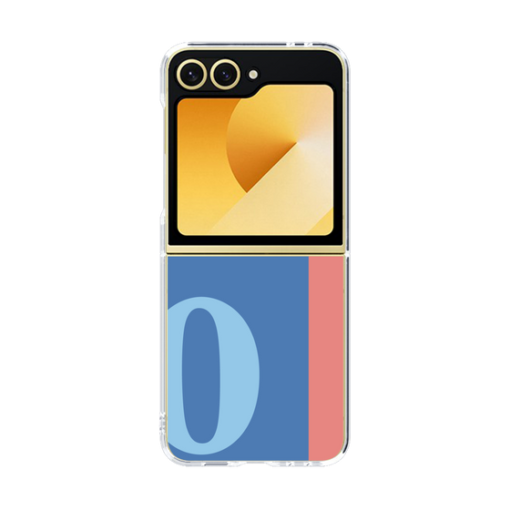 Clear Case［ オリジナル - initial color line - O blue ］