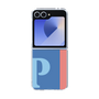 Clear Case［ オリジナル - initial color line - P blue ］