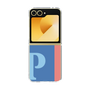 Clear Case［ オリジナル - initial color line - P blue ］