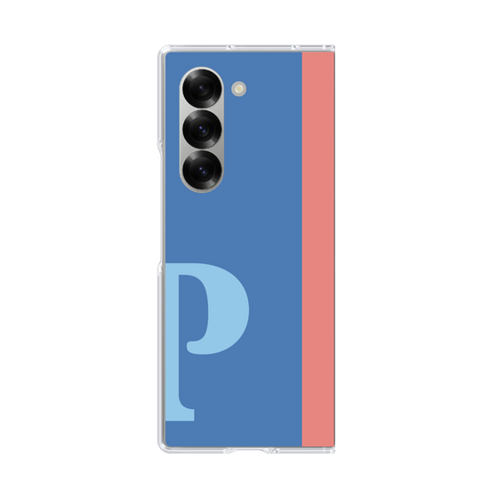Clear Case［ オリジナル - initial color line - P blue ］