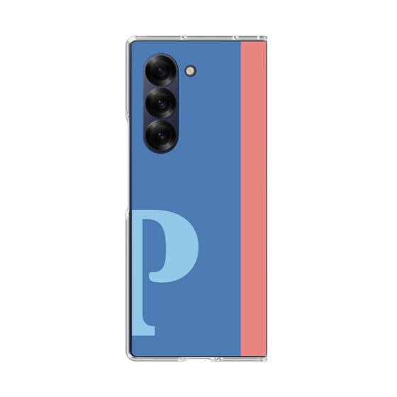 Clear Case［ オリジナル - initial color line - P blue ］