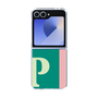 Clear Case［ オリジナル - initial color line - P green ］