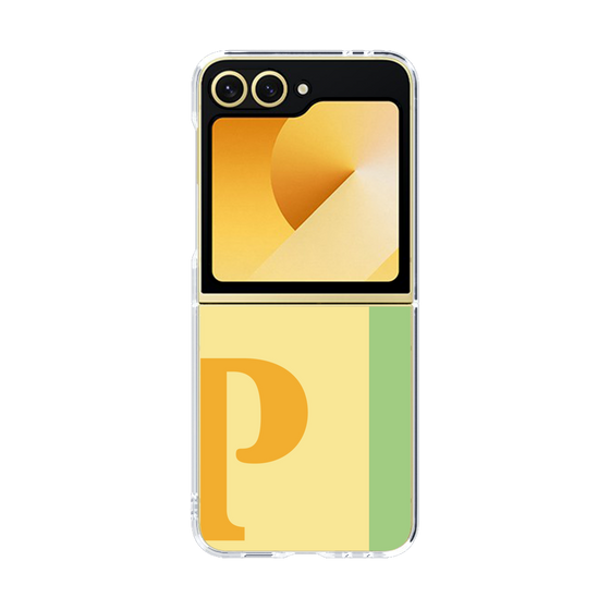 Clear Case［ オリジナル - initial color line - P yellow ］