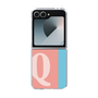 Clear Case［ オリジナル - initial color line - Q pink ］