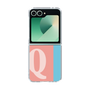 Clear Case［ オリジナル - initial color line - Q pink ］