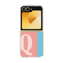Clear Case［ オリジナル - initial color line - Q pink ］