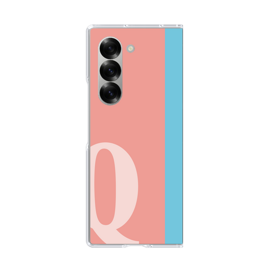 Clear Case［ オリジナル - initial color line - Q pink ］