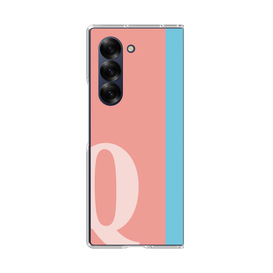 Clear Case［ オリジナル - initial color line - Q pink ］