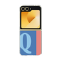 Clear Case［ オリジナル - initial color line - Q blue ］