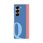 Clear Case［ オリジナル - initial color line - Q blue ］