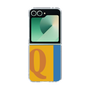 Clear Case［ オリジナル - initial color line - Q orange ］