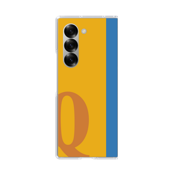 Clear Case［ オリジナル - initial color line - Q orange ］