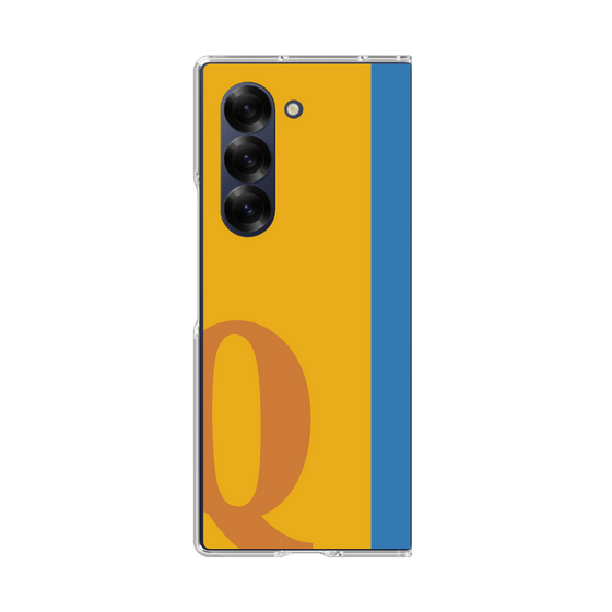 Clear Case［ オリジナル - initial color line - Q orange ］