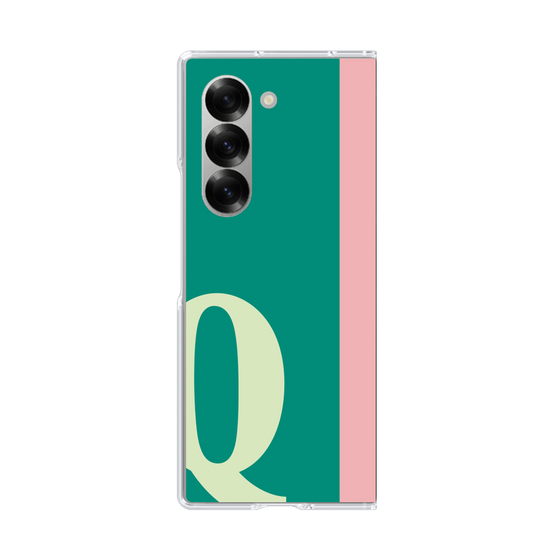 Clear Case［ オリジナル - initial color line - Q green ］