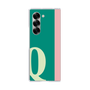 Clear Case［ オリジナル - initial color line - Q green ］