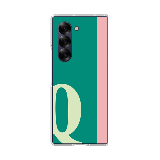 Clear Case［ オリジナル - initial color line - Q green ］
