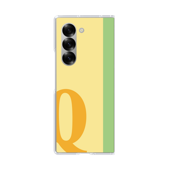 Clear Case［ オリジナル - initial color line - Q yellow ］