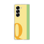 Clear Case［ オリジナル - initial color line - Q yellow ］