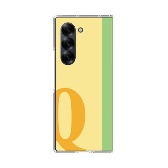 Clear Case［ オリジナル - initial color line - Q yellow ］