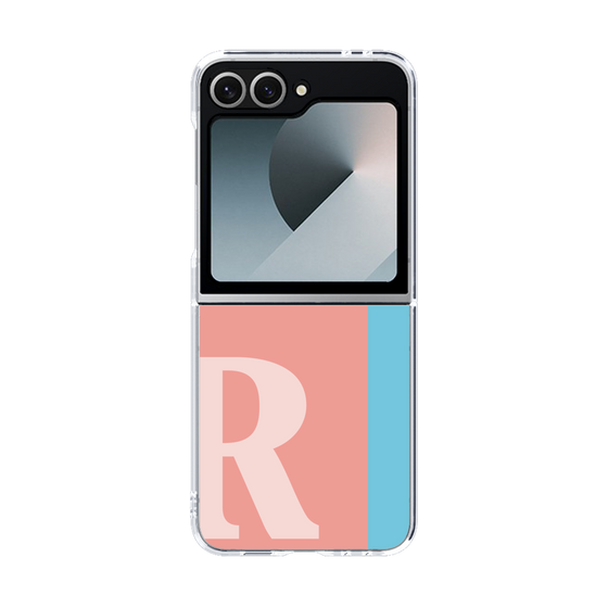 Clear Case［ オリジナル - initial color line - R pink ］