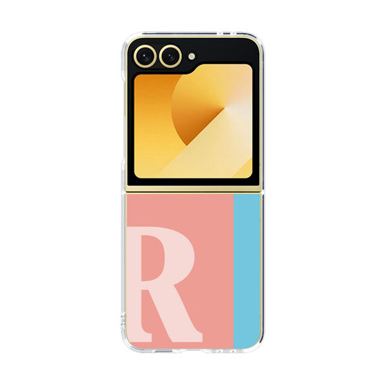 Clear Case［ オリジナル - initial color line - R pink ］