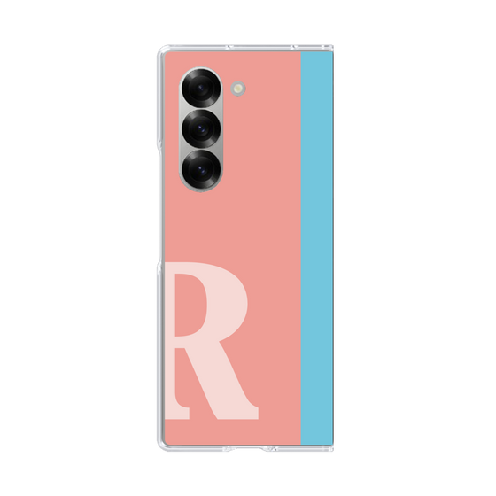 Clear Case［ オリジナル - initial color line - R pink ］