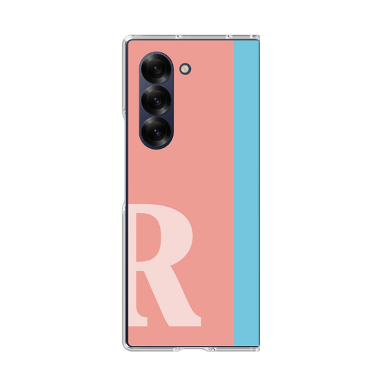 Clear Case［ オリジナル - initial color line - R pink ］