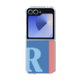 Clear Case［ オリジナル - initial color line - R blue ］