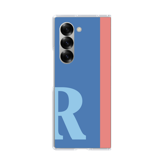 Clear Case［ オリジナル - initial color line - R blue ］