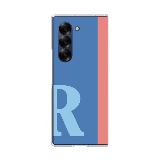 Clear Case［ オリジナル - initial color line - R blue ］