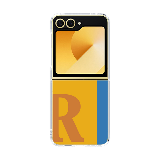 Clear Case［ オリジナル - initial color line - R orange ］