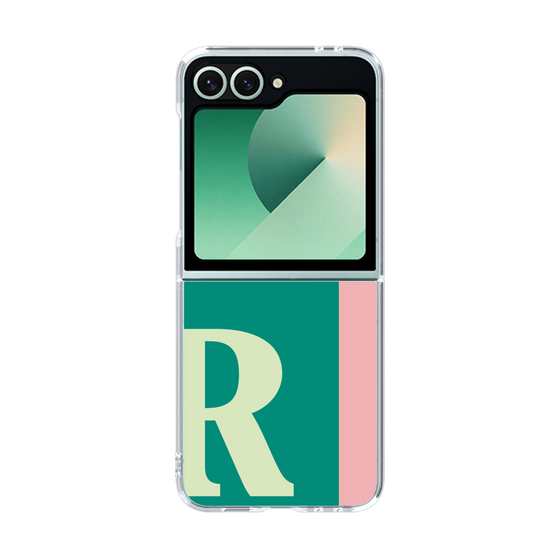 Clear Case［ オリジナル - initial color line - R green ］