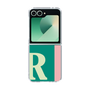 Clear Case［ オリジナル - initial color line - R green ］