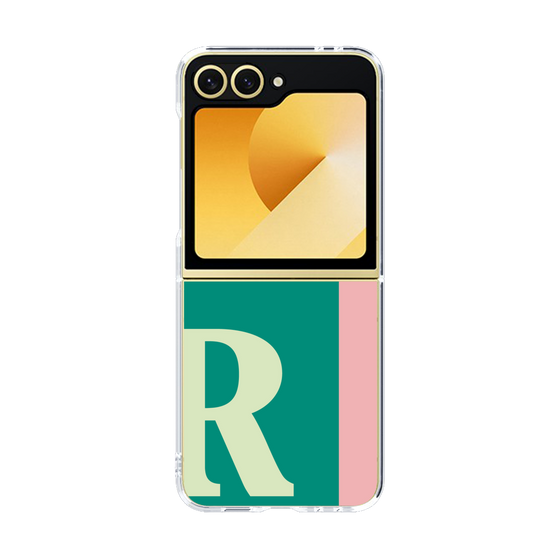 Clear Case［ オリジナル - initial color line - R green ］
