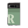 Clear Case［ Original - initial two tone - R green ］