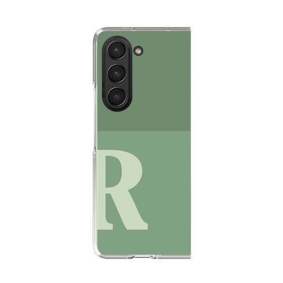 Clear Case［ Original - initial two tone - R green ］