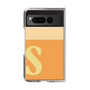 Clear Case［ Original - initial two tone - S orange ］