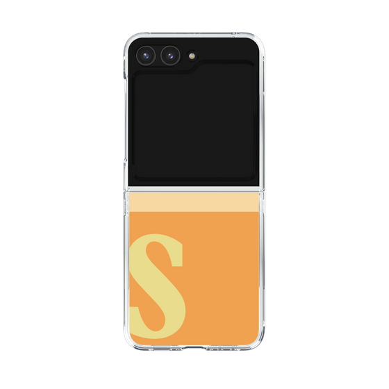 Clear Case［ Original - initial two tone - S orange ］