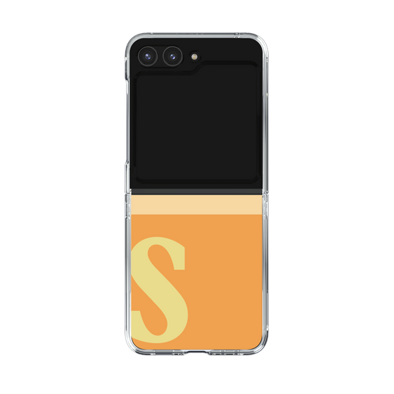 Clear Case［ Original - initial two tone - S orange ］
